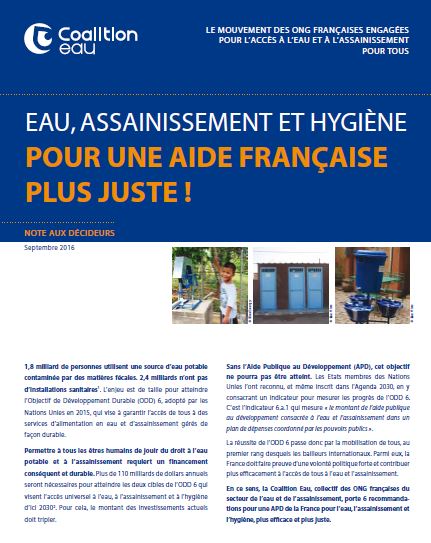 découvrez la coalition pour le financement durable de l'eau, une initiative visant à promouvoir des investissements responsables et durables dans la gestion des ressources hydriques.