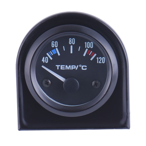 manomètre de température d'eau equus 7242 noir, diamètre 2-1/16", plage de mesure 130-280°f, précis et fiable pour surveiller efficacement la température de votre moteur.