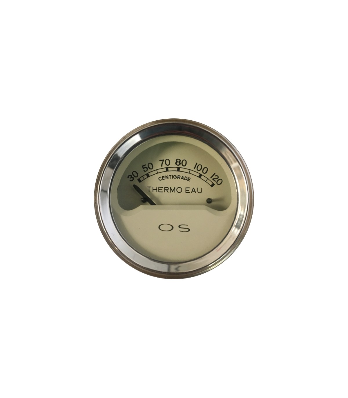 manomètre de température pour eau equus 7242 noir, diamètre 2-1/16", plage de mesure 130-280°f, précis et durable pour un contrôle optimal de la température.